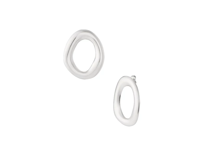 Oorbellen zilverkleurig