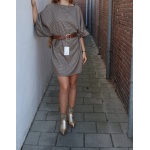 jurk met riem one size